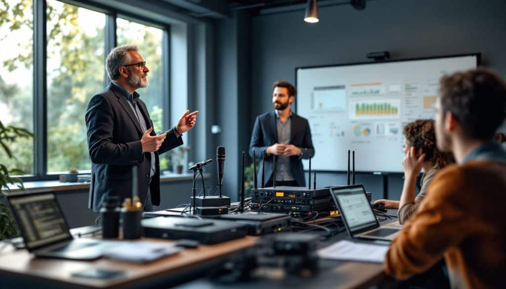 découvrez la formation hf-formations.fr et maîtrisez les techniques audio sans fil professionnelles pour des prestations de haute qualité.
