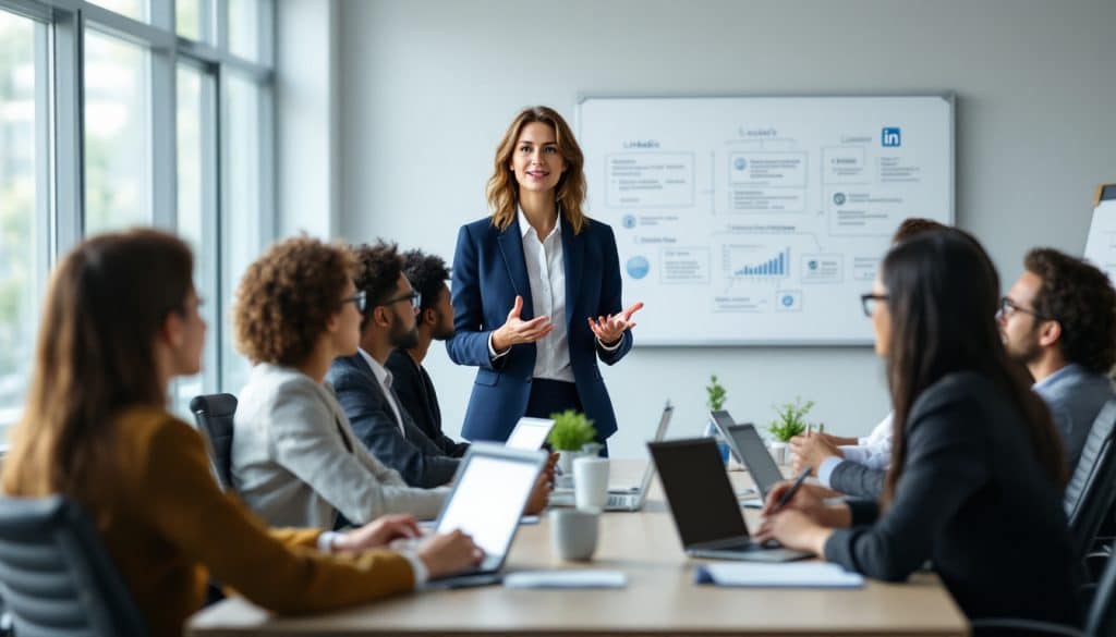 découvrez la formation social selling avec emmanuelle petiau pour booster vos ventes b2b sur linkedin. apprenez à optimiser votre présence, créer des connexions qualifiées et convertir vos prospects en clients.