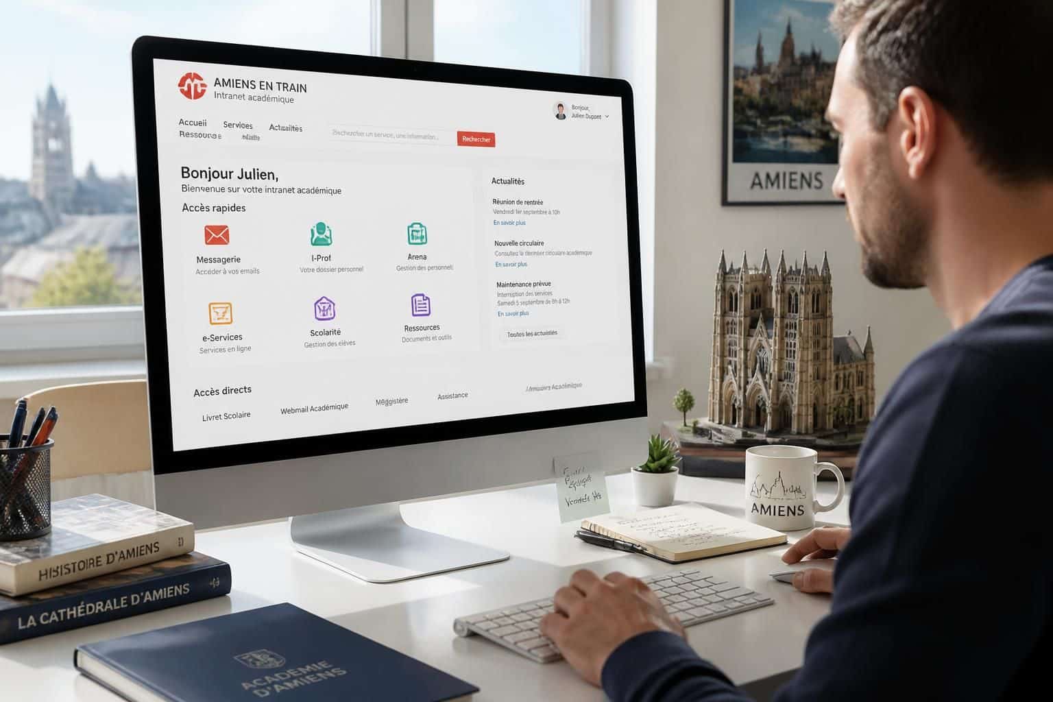accédez rapidement à l'intranet d'amiens pour consulter les services en ligne et votre messagerie académique en toute simplicité.