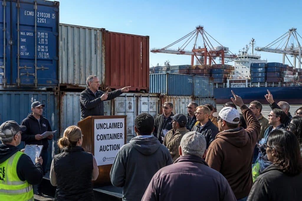 découvrez comment acheter et enchérir lors de ventes aux enchères de conteneurs non réclamés pour saisir des opportunités uniques et faire de bonnes affaires.