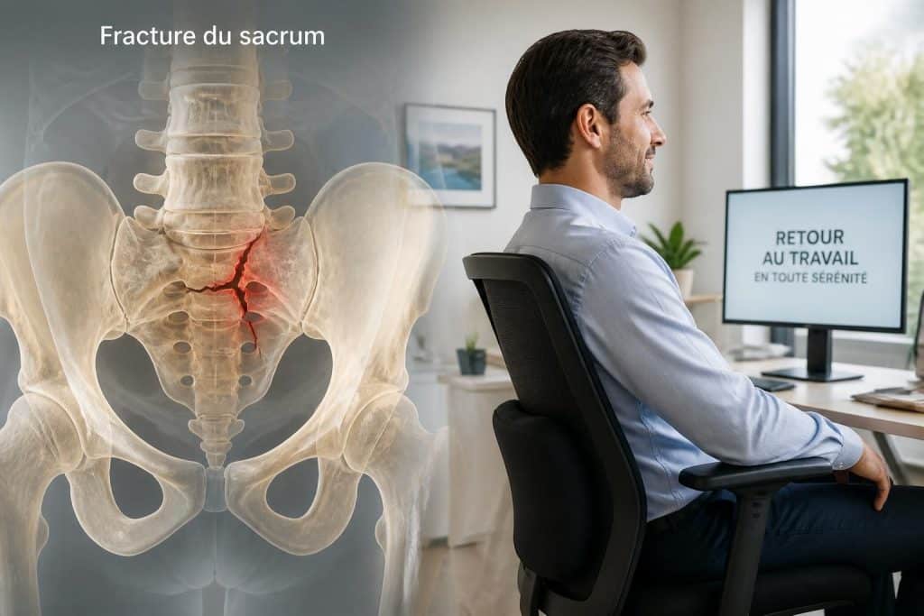 découvrez les informations essentielles sur la fracture du sacrum, la durée de l'arrêt de travail et les conseils pour une reprise optimale de vos activités.