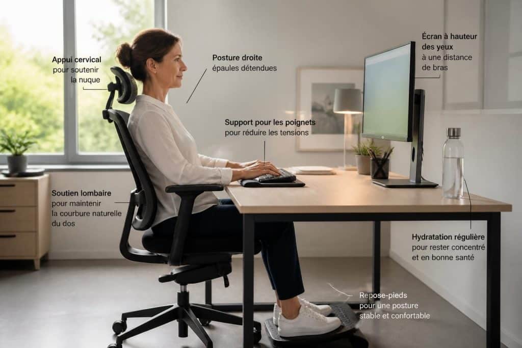 découvrez comment gérer une névralgie cervico-brachiale au travail avec des conseils pratiques et des adaptations pour préserver votre santé tout en restant efficace.