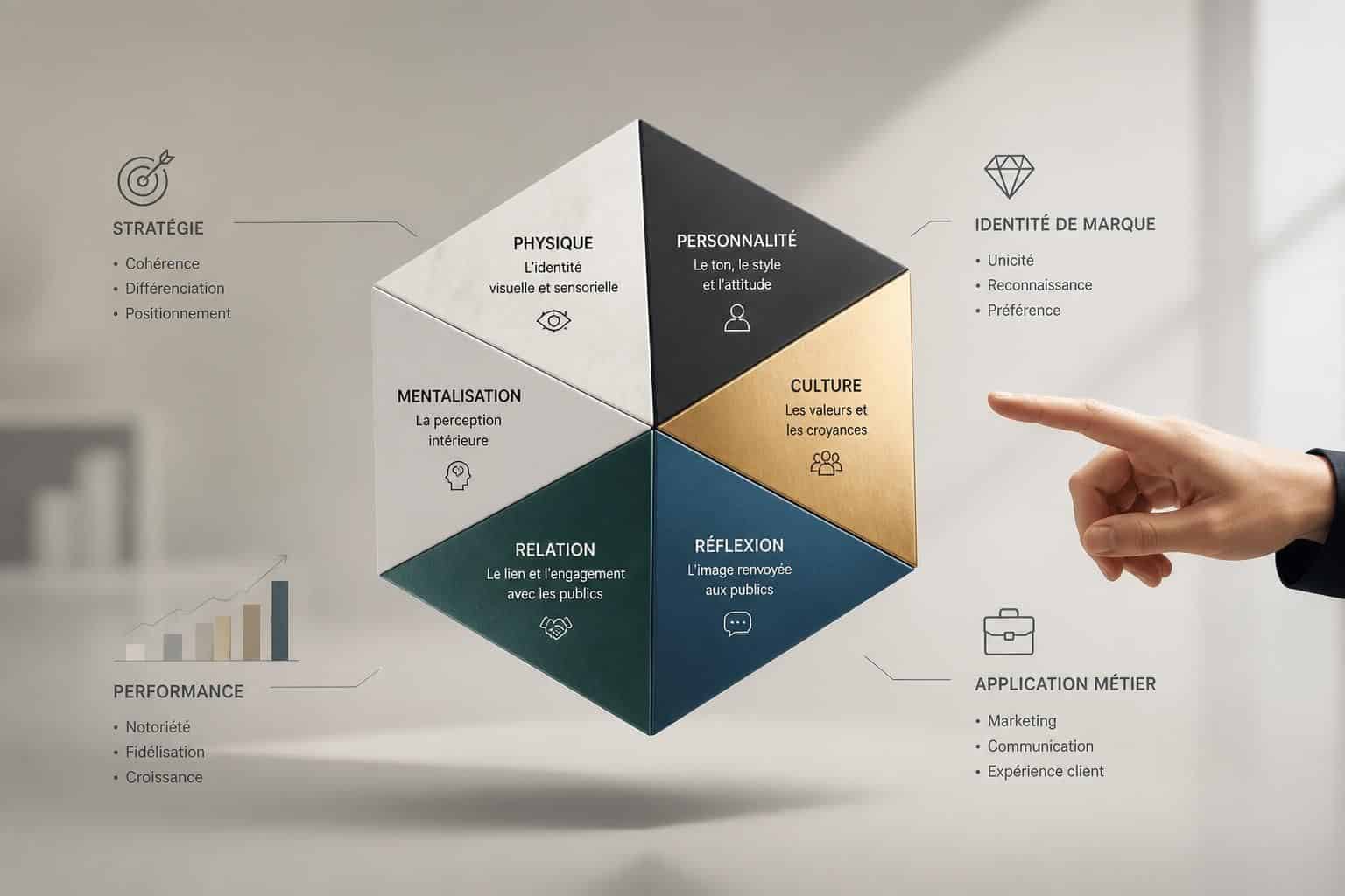 découvrez le prisme de kapferer : sa définition, son utilité en marketing et des exemples pratiques pour mieux comprendre ce modèle de construction de l'identité de marque.